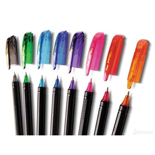 PENTEL ENERGEL ROLLER BALL PEN ASSORTED COLORS